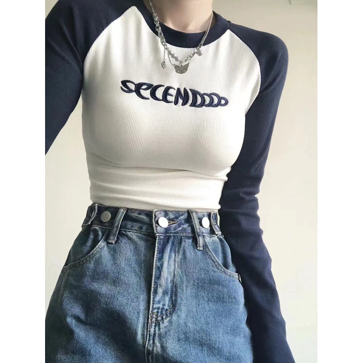 Áo Thun Dài Tay Cổ Tròn In Hình Cô Gái Gợi Cảm Hàn Quốc Cho Nữ Áo phông Nữ NZ-TX-579