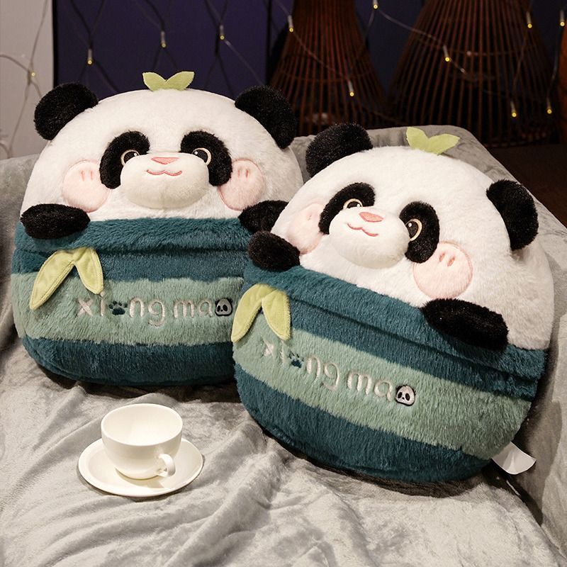 Bộ Chăn Gối Hình Gấu Trúc Hai Trong Một Dễ Thương Dùng Trong Ký Túc Xá / Văn Phòng