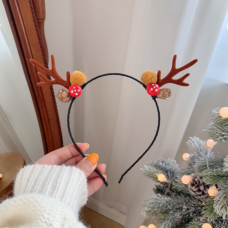 Băng Đô Cài Tóc Hình Tuần Lộc Giáng Sinh 2024