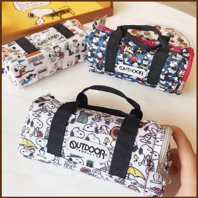 Kira Túi Đựng Bút Chì Sức Chứa Lớn In Họa Tiết Hoạt Hình snoopy Sáng Tạo