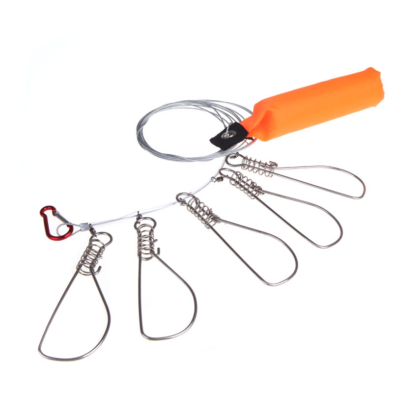 Dây Khóa Phao Câu Cá 5m Bằng Thép Không Gỉ