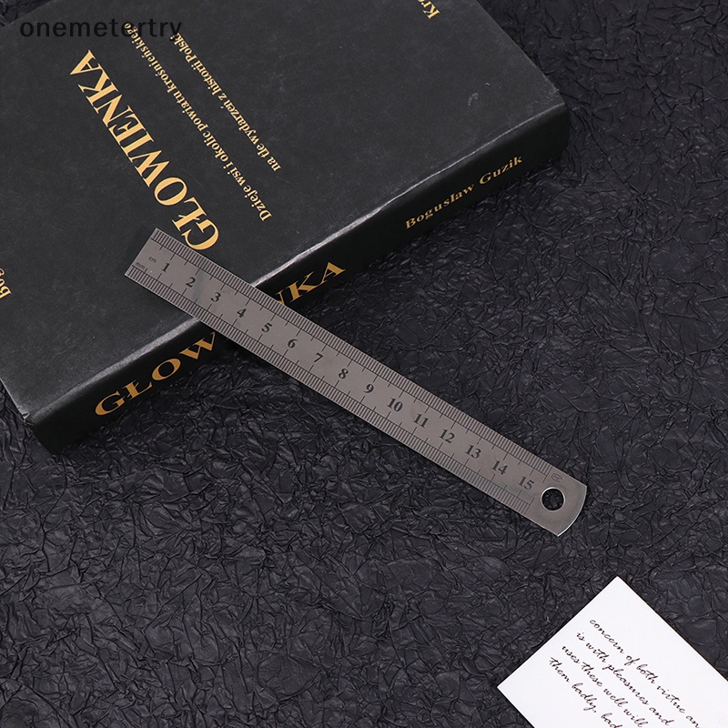 Em 3 Thước Đo Bằng Thép Không Gỉ Cho Văn Phòng Trường Học Kỹ Thuật 15cm / 20cm / 30cm n