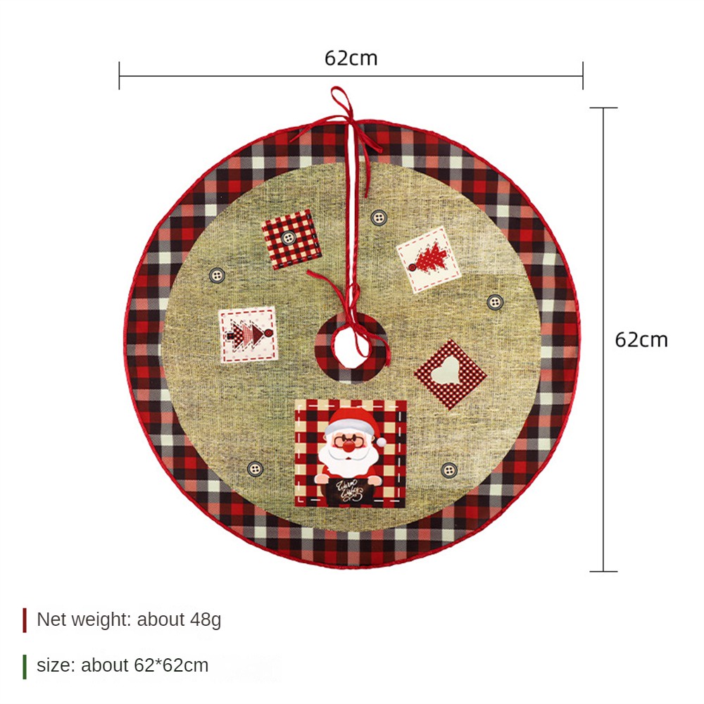 2024 Váy Cây Thông Giáng Sinh Mới Sáng Tạo In Tinh Tế Đáy Cây Trang Trí Đồ Dùng Giáng Sinh Đồ Trang Trí Cây Thông Giáng Sinh