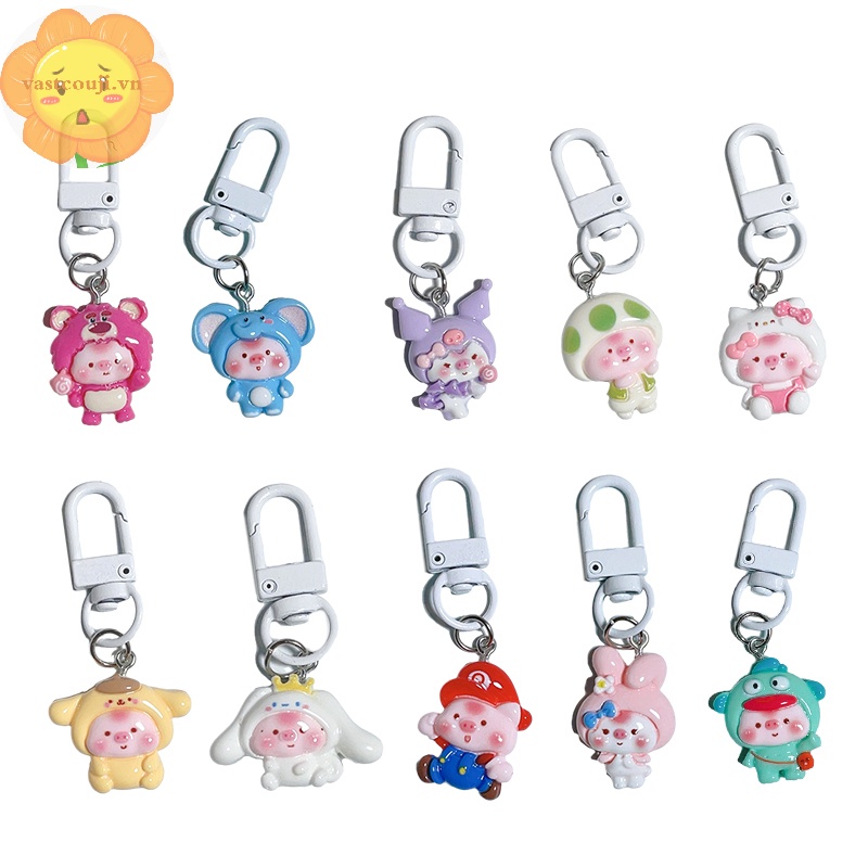 Vastji Móc Chìa Khóa Hình Búp Bê Hoạt Hình kuromi cinnamoroll melody Dễ Thương vn