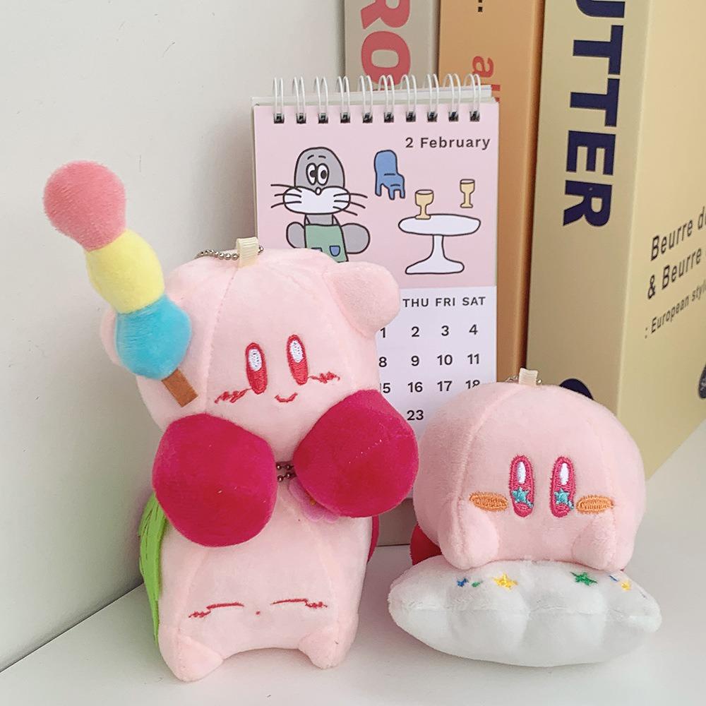 Mmluck kirby Đồ Chơi Nhồi Bông Mềm Mại Màu Hồng Hình Nón kirby
