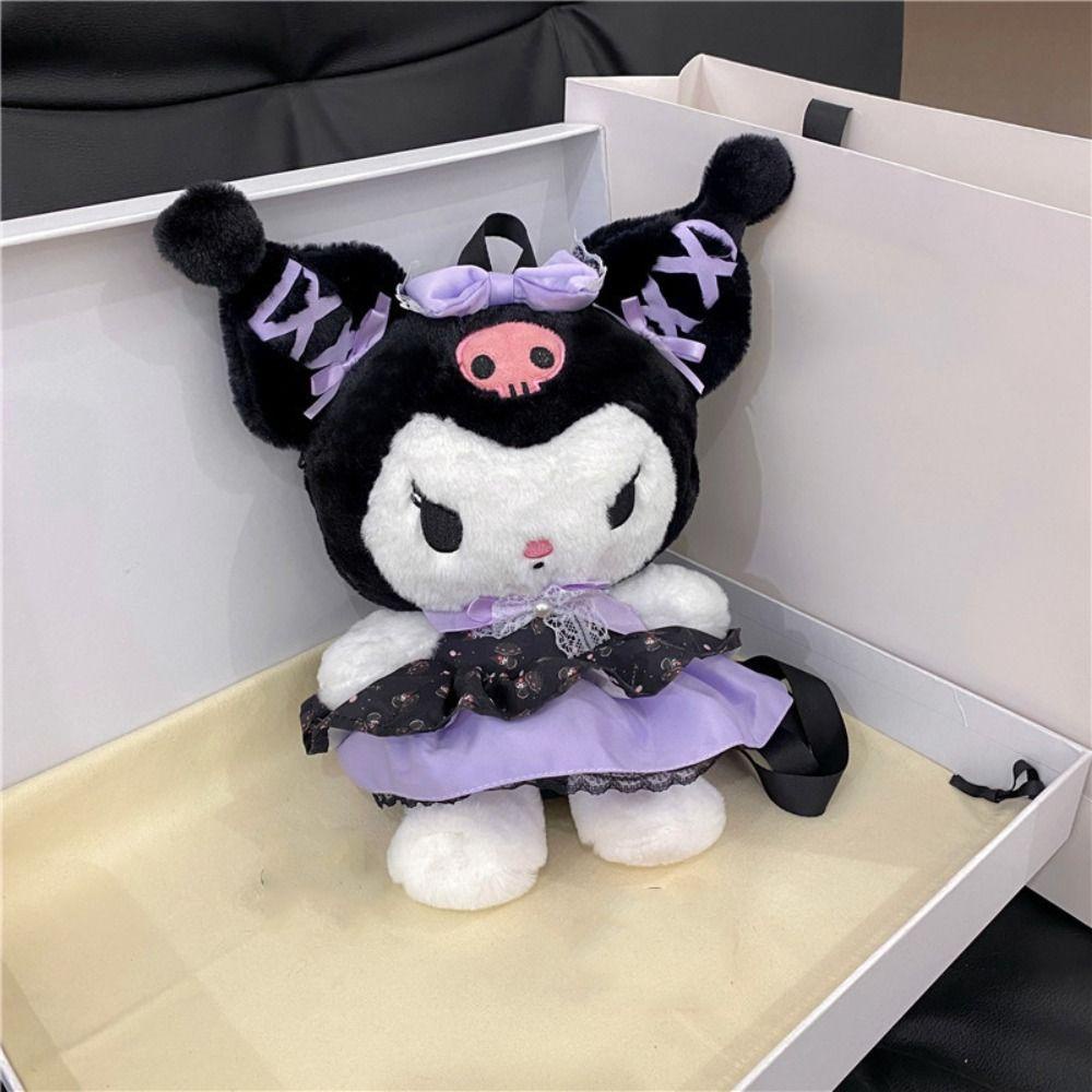 Shanhai Ba Lô Hình Thú Nhồi Bông Hoạt Hình kuromi Sức Chứa Lớn