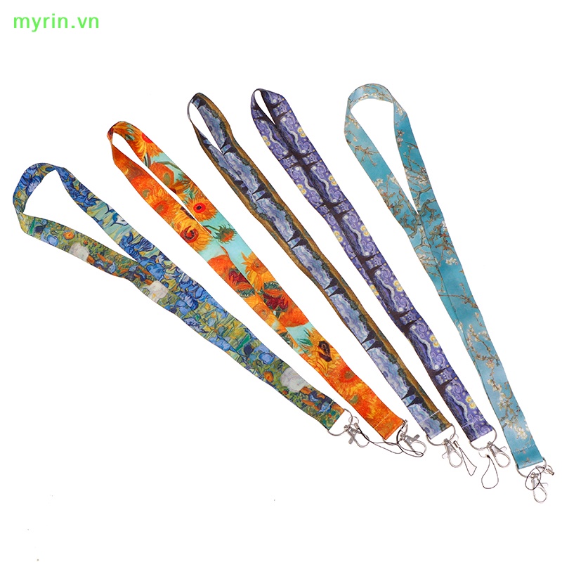 1 Dây Đeo Thẻ id / Điện Thoại In Chữ van gogh vn