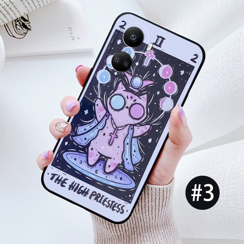 Huawei y6 y7 y6s pro y7a y6p y9s y9 prime 2018 2019 Ốp Điện Thoại Dẻo Họa Tiết Lá Bài tarot Độc Đáo Cho