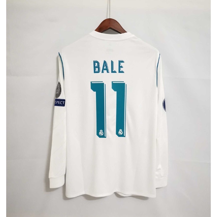 Bộ Quần Áo Bóng Đá Dài Tay real madrid Mùa Giải 2017-17 - 18