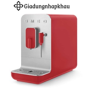 Máy pha cà phê tự động smeg bcc02rdmeu, máy pha cà phê gia đình, văn phòng, nhập eu, bh 12 tháng, giadungnhapkhau19