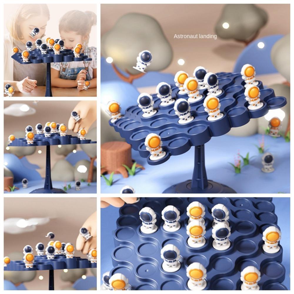 Trò chơi cây xếp chồng cân bằng MMULCK hình phi hành gia hỗ trợ giáo dục cho trẻ mẫu giáo