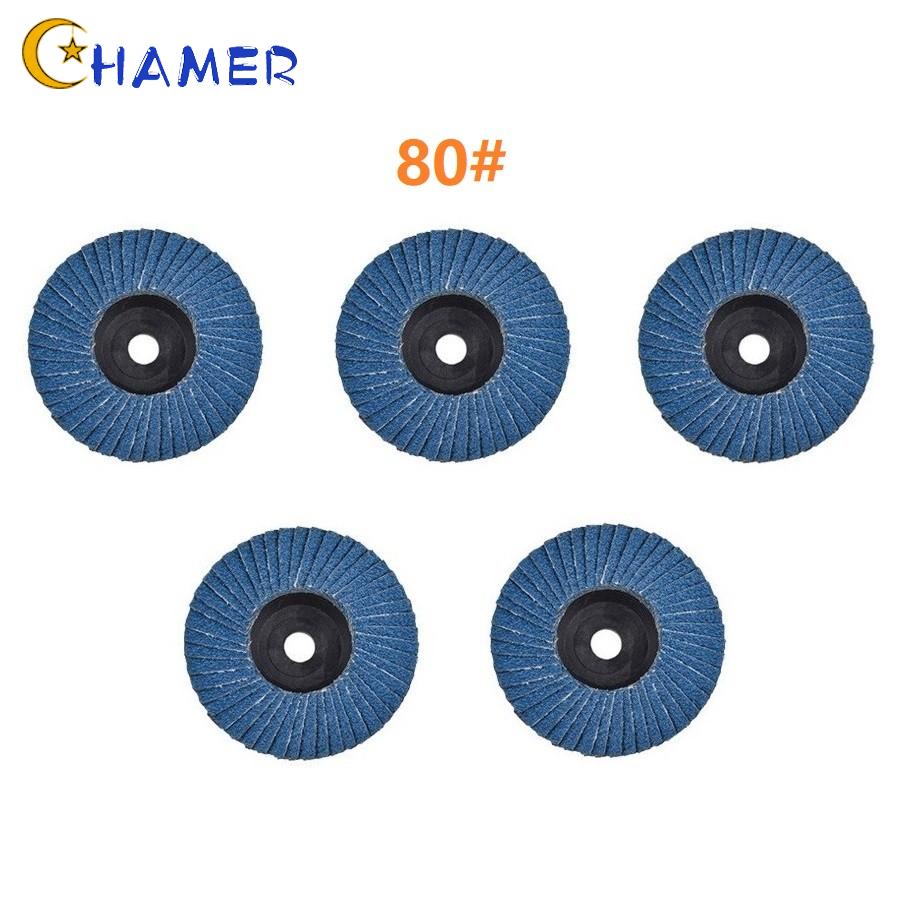 Bộ 5 Đầu Mài 75mm Bằng Đá Zirconia 3 inch 40-120 grits