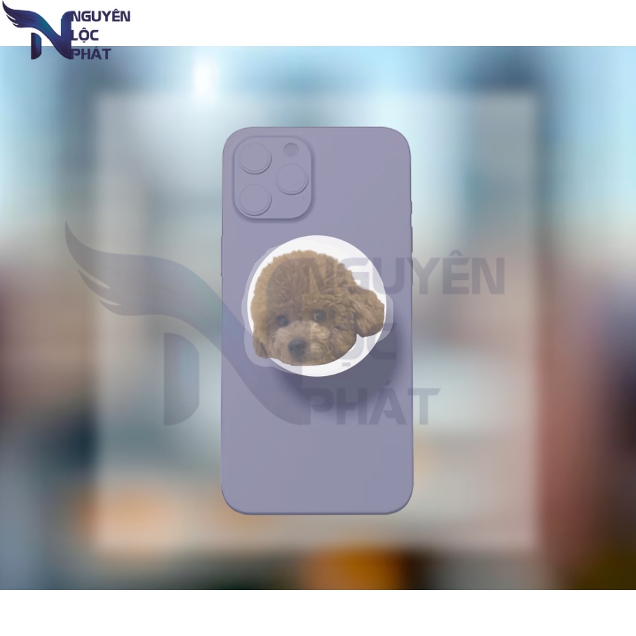 POPSOCKET Giá đỡ điện thoại HÌNH CHÓ - MÈO chibi dễ thương nlpshop