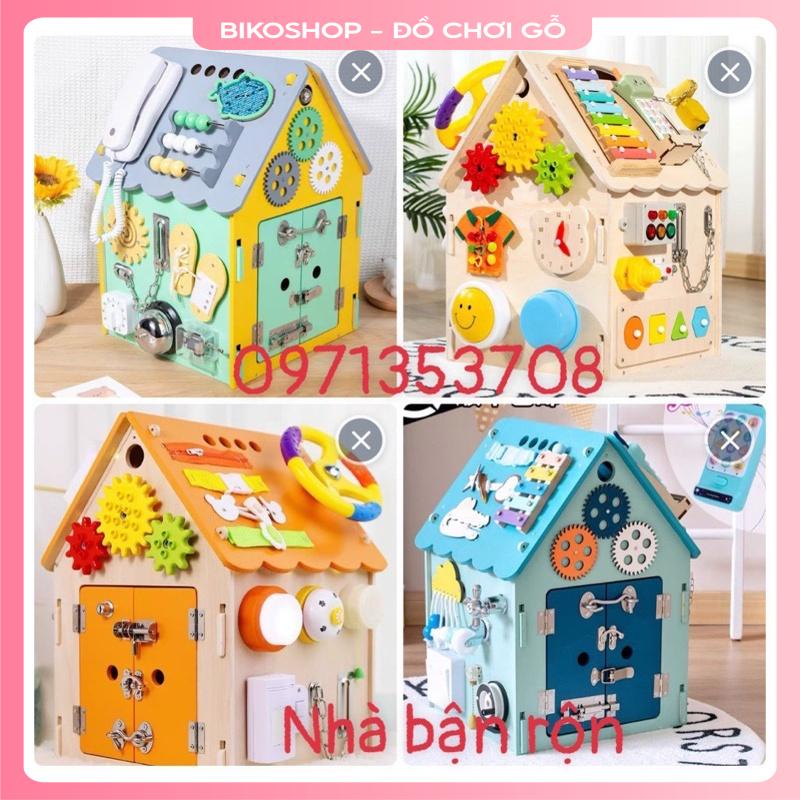 BUSYBOARD- NGÔI NHÀ BẬN RỘN BẰNG GỖ CAO CẤP CHO BÉ