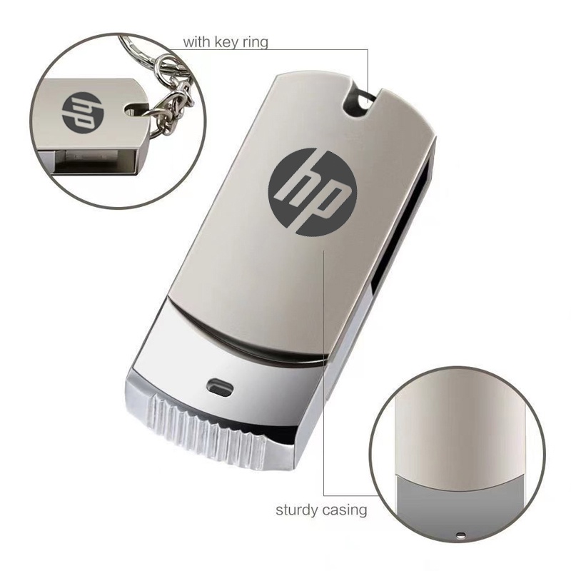 Usb Dung Lượng 256GB 128GB 512GB 1TB 2TB 64GB 32 16GB 8GB Có Móc Khóa