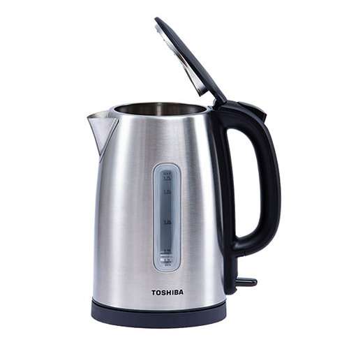 Bình đun siêu tốc Toshiba KT-17SH1NV - 1.7L - Inox 304 - Hàng chính hãng, bảo hành 12 tháng, chất lượng Nhật Bản