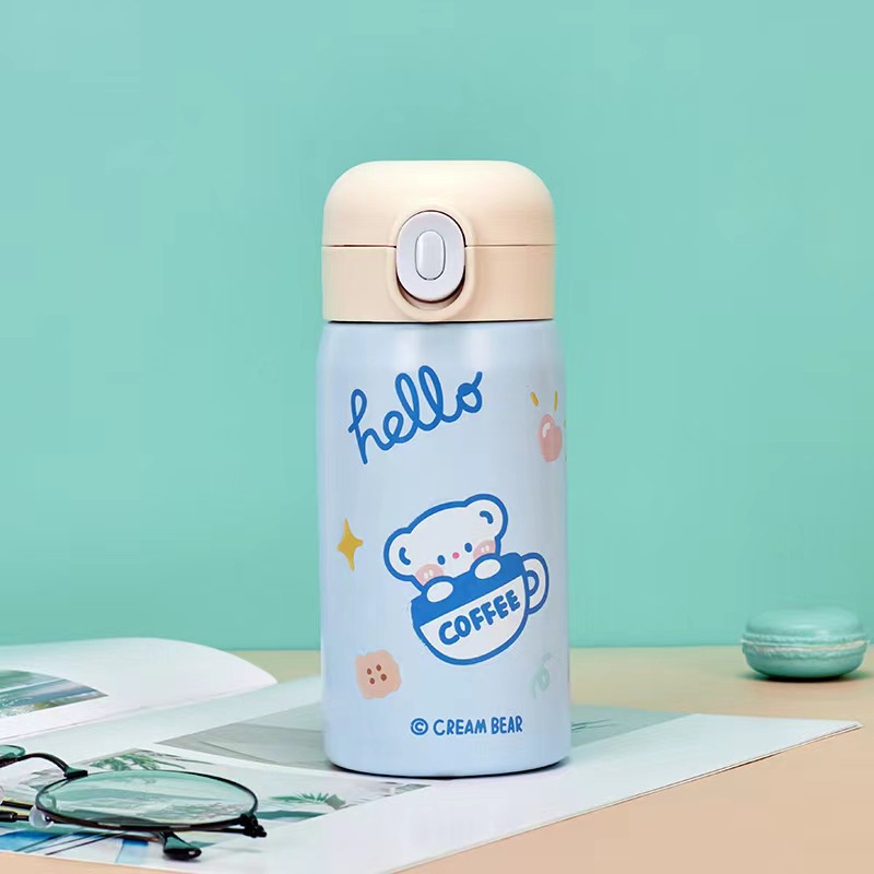 Bình Nước Giữ Nhiệt Họa Tiết Hoạt Hình Dễ Thương