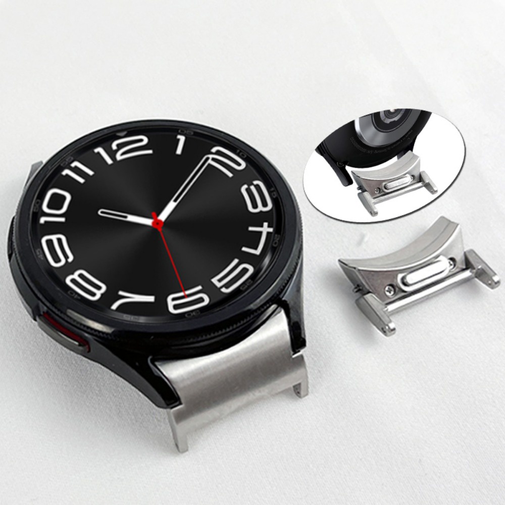 Dây Đeo Inox Cho Đồng Hồ Thông Minh samsung galaxy watch 6 classic 47 43mm 40 44mm 5pro 45mm 4classic 42 46mm