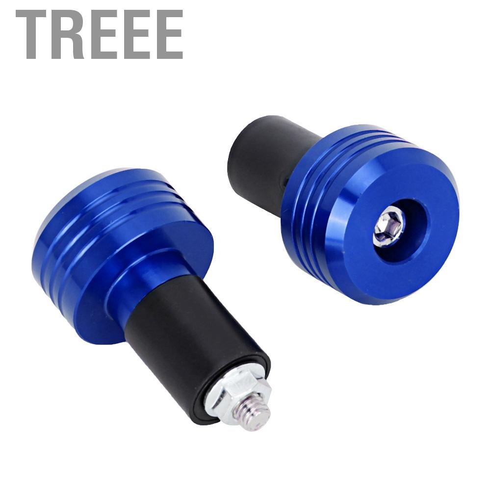 Treee Handle Grips  Motorcycle Handlebar Grip End Aluminum Plugs Moto Slider Accessories Bike Tape