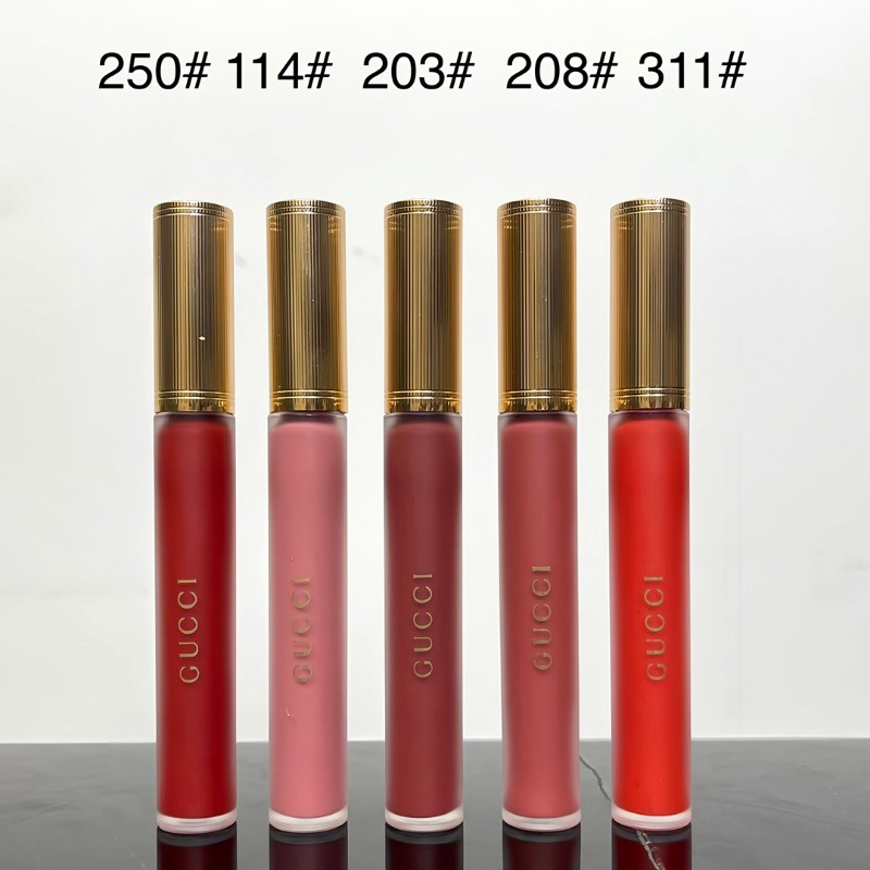 Son Kem Lì Hiệu gucci 6.5g Với 9 Kiểu Màu Tùy Chọn