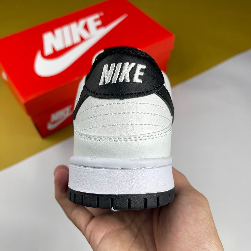 Giày SB Dunk Low White Black, SB Trắng Đen Bản Cao Cấp - Than.Shoes