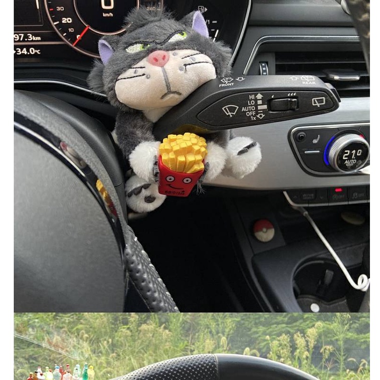Car Huai Block Cover Decoration Lucifer Cat Car Turn Light Wiper Blade Creative Doll Decoration Car Decorations Female xgSJ