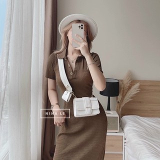 Đầm váy nữ body thun kim cương với 3 màu tôn da, tôn dáng siêu xinh cho các tiểu thư đi chơi, dạo phố hottrending