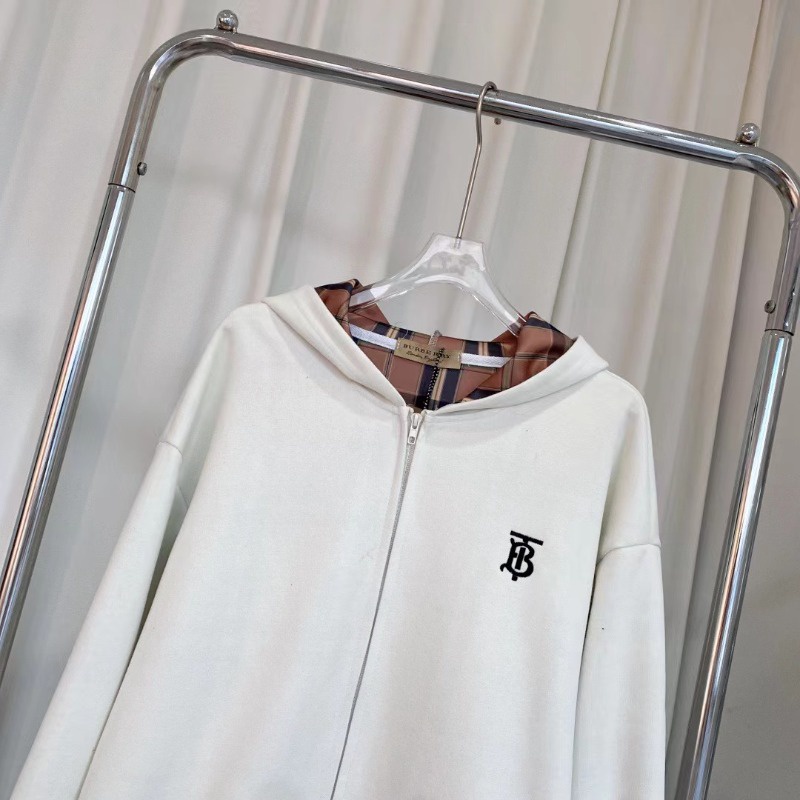 Áo Khoác hoodie Phối Khóa Kéo Thêu Chữ Thời Trang Thu Đông Mới