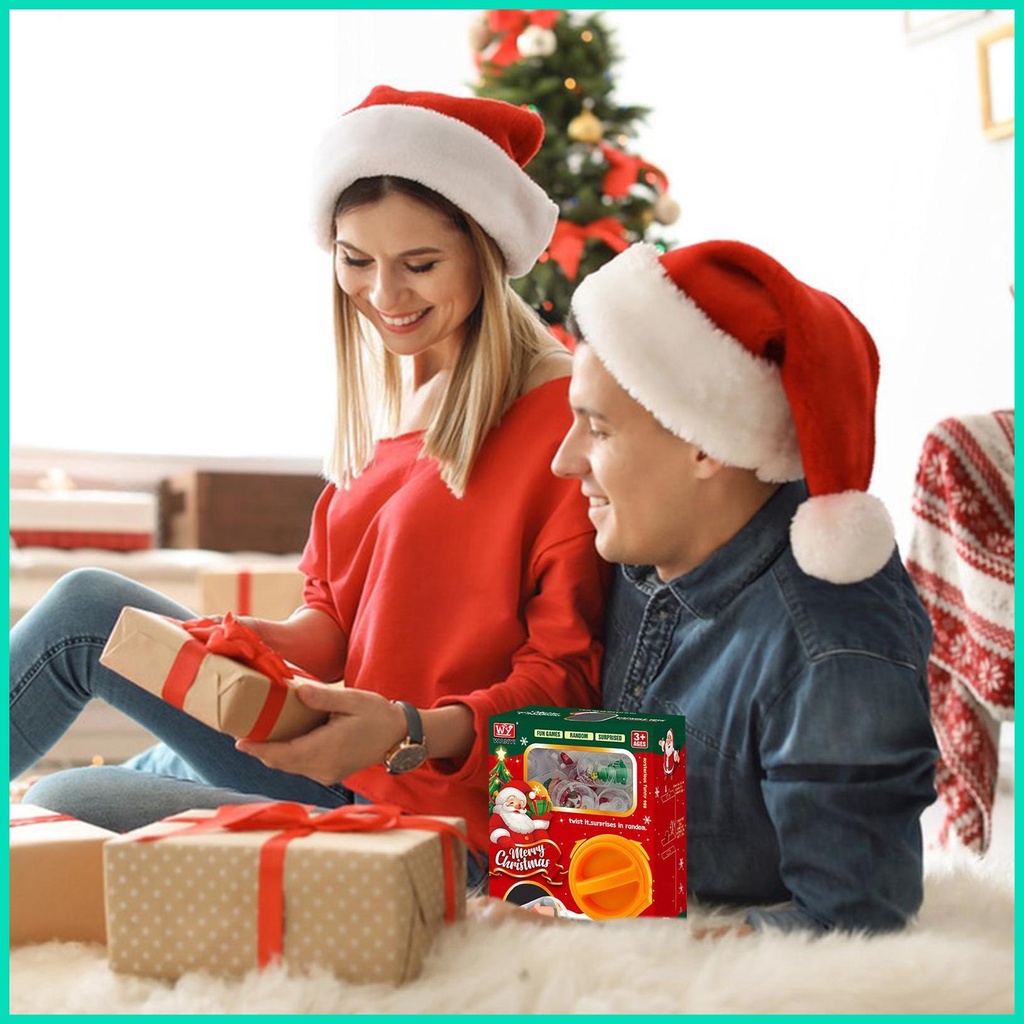 Dễ Thương Máy Rút Trứng 6 Quả Trứng Đồ Chơi Giáng Sinh