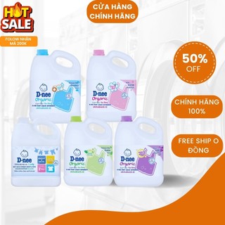 (TRỢ GIÁ) Nước giặt Dnee 3000ml-Nước Giặt Xả Cho Trẻ Em an toàn (Chính hãng) ..