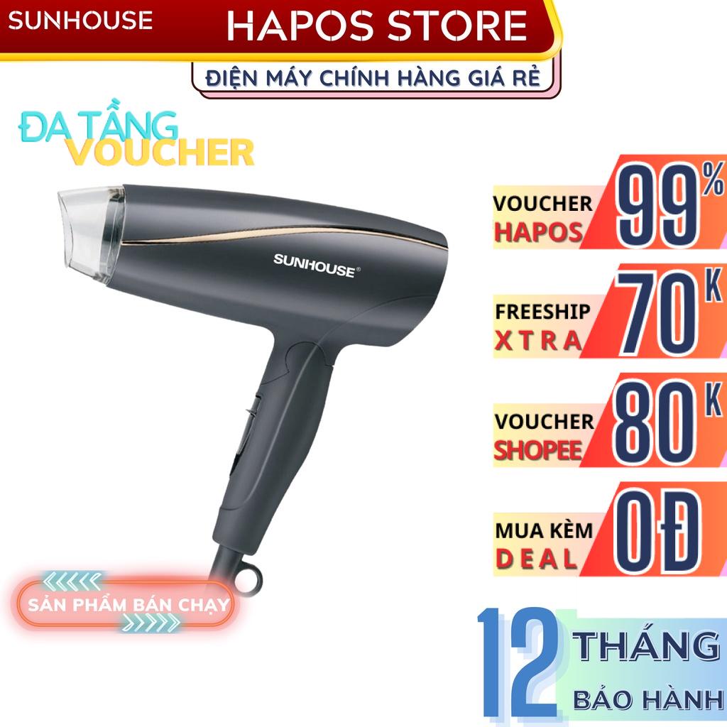 Máy sấy tóc Sunhouse SHD2306 2 chế độ sấy công suất 1200W tiết kiệm điện - HAPOS