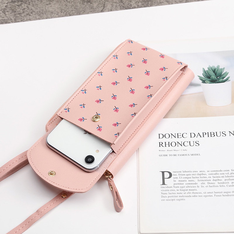 Túi Đeo Chéo Hình Vuông Cỡ Lớn Màu Trơn Đa Năng Thời Trang Cho Nữ mobile