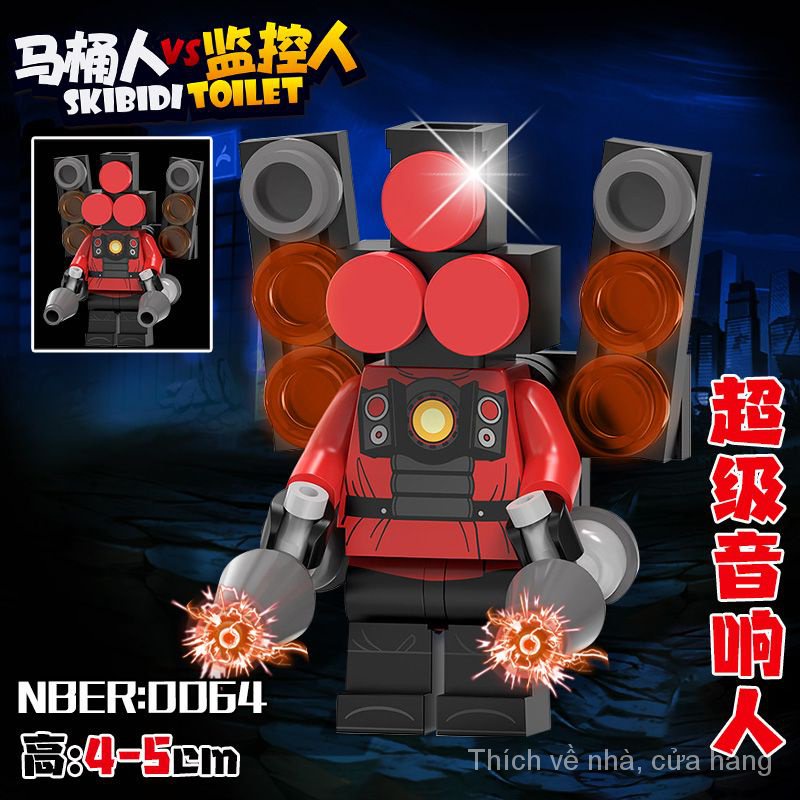 Super TV man small doll Toilet Man vs monitor man compatible with Lego building blocks cheap children's toys GISP