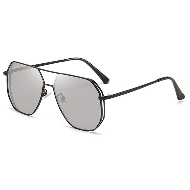 Kính Mát Chống Tia uv Có Thể Thay Đổi Màu Sắc Ngày Và Đêm Phong Cách retro Cho Nam Và Nữ