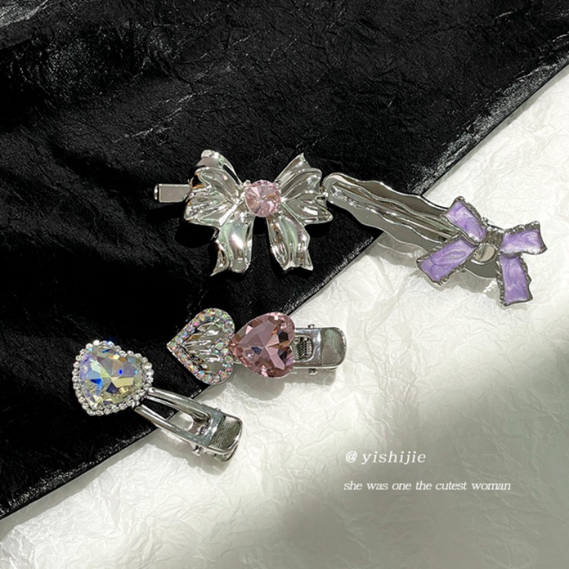 Kẹp Tóc Hình Trái Tim Cho Bé Gái