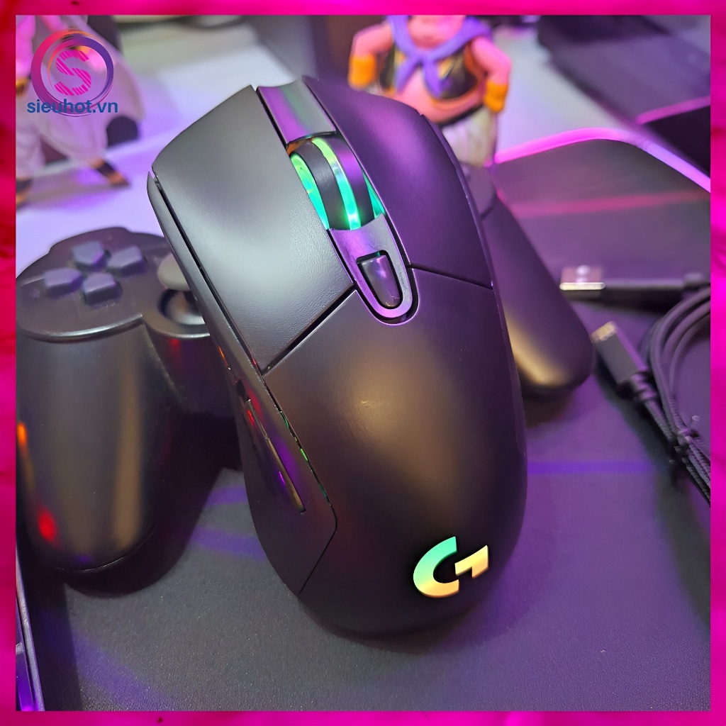 Chuột Không Dây LOGITECH G703 Pin Sạc Led Rgb Chuột Gaming Wireless Pc Laptop Bảo Hành 24 Tháng