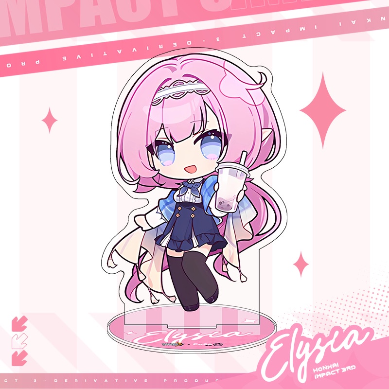 Honkai Iqpact 3rd x coco Đồ Chơi Mô Hình Nhân Vật anime elysia kiana kaslana