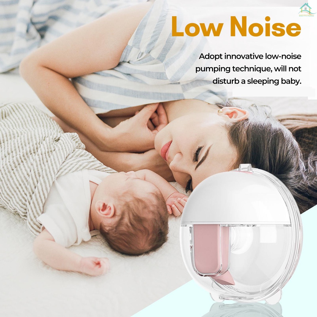 Máy Bơm Sữa Điện Rảnh Tay Di Động Không Đau 3 Chế Độ Hút 9 Mức Độ Kèm Bình 24mm 150ml #babypatronusVn.vn. vn. vn. vn.