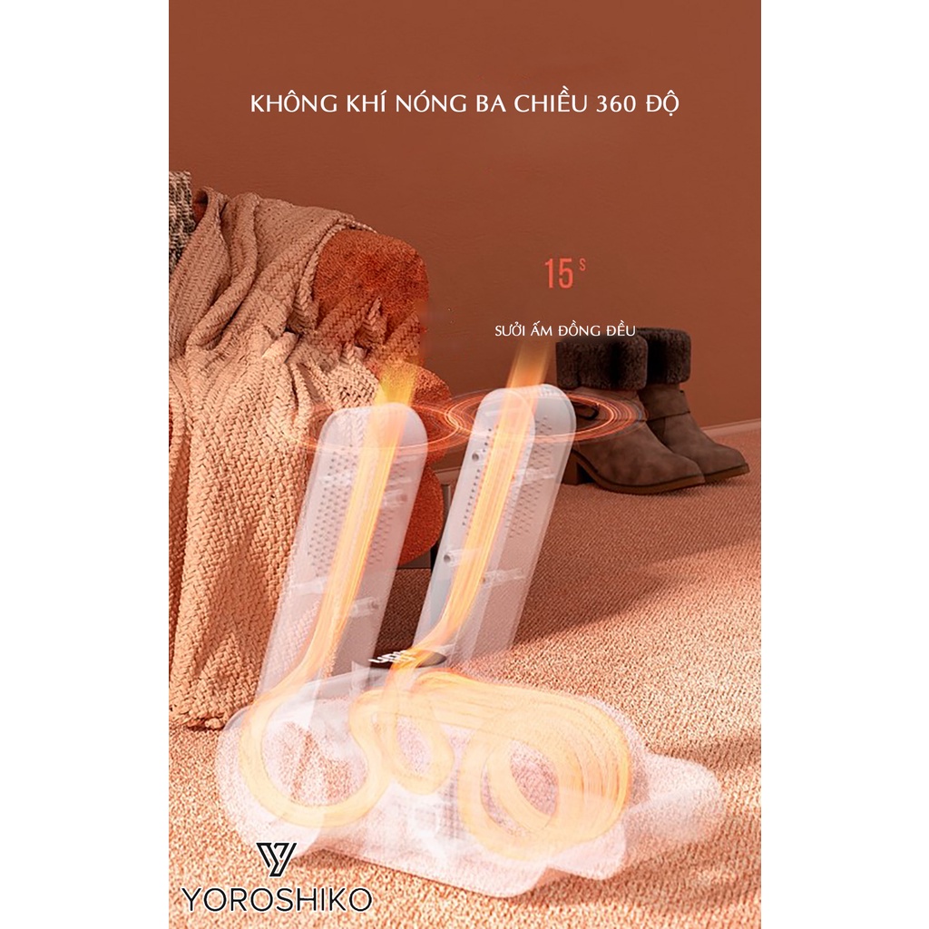 Máy sấy giày Yoroshiko cao cấp có tia cực tím khử mùi hàng chính hãng hàng cao cấp