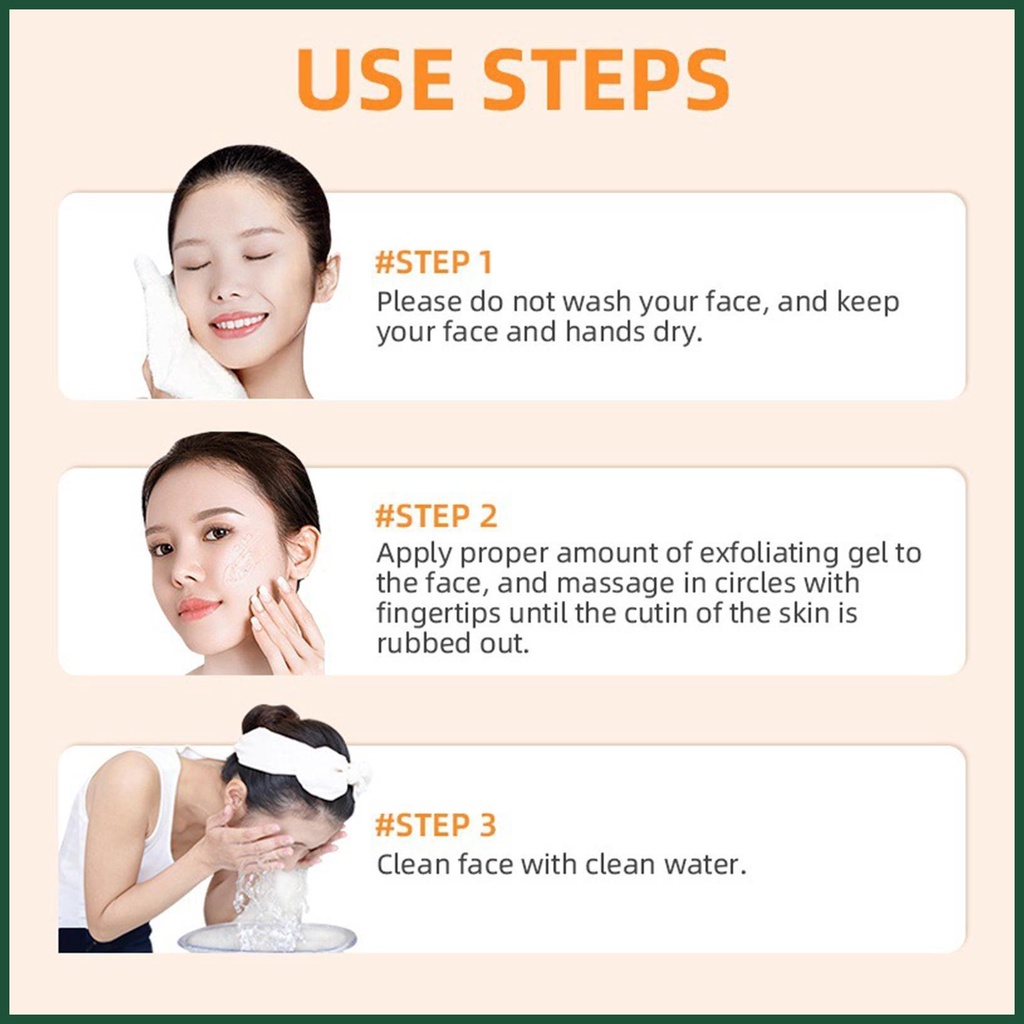 Gel Cam Tẩy Tế Bào Chết Dưỡng Ẩm Làm Trắng Da