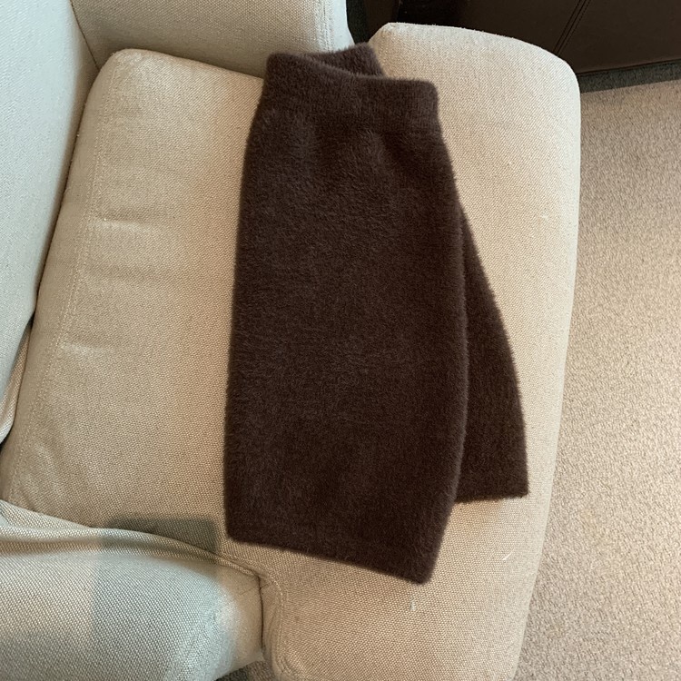 Chân Váy Ngắn Lưng Cao Phối Lông Thời Trang Mùa Đông 2023 Cho Nữ