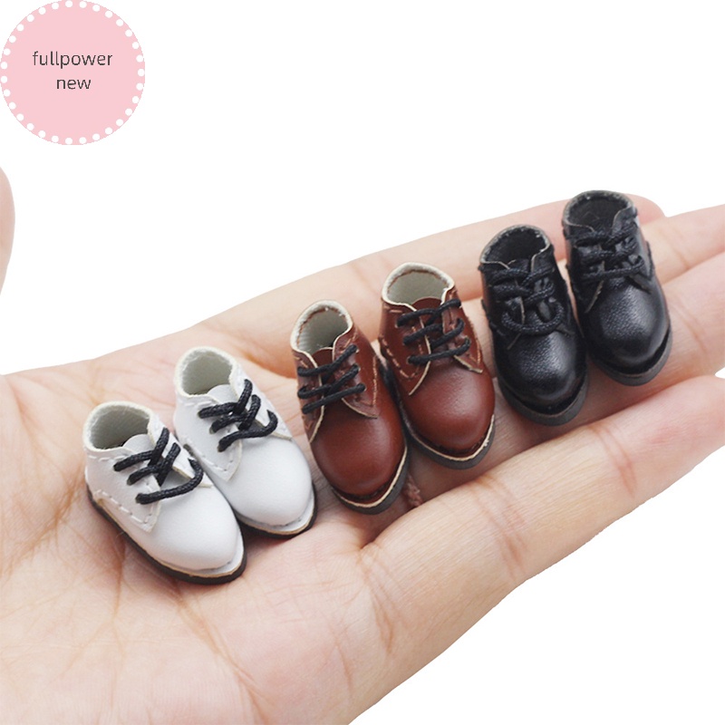 Toàn Bộpowernew 1 Đôi Giày Da Búp Bê ob11 Dodge 1 / 12 Bjd9 ,gsc, ymy ,obitsu 11,molly vn