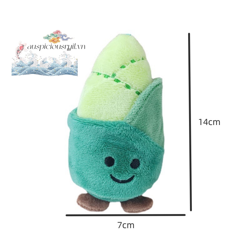 Auspiciousrui1 Búp Bê Nhồi Bông Hình Rau Củ Quả Bắp Cải Tiến Màu Xanh Lá Cây Làm Quà Tặng Giáng Sinh Cho Người Lớn Và Trẻ Em