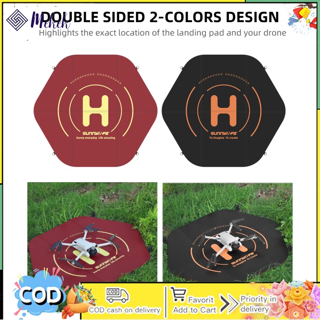 Mekek Tấm Lót Hạ Cánh 60cm Chống Thấm Nước Có Thể Gập Lại Cho dji avata / mini3 pro