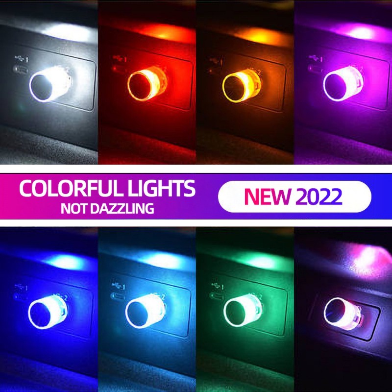 Đèn led usb mini Tự Động Trang Trí Nội Thất Xe Hơi