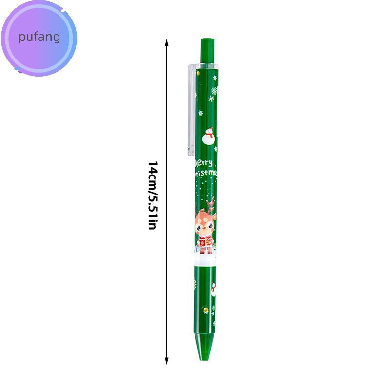 Bút Mực gel Ngòi 0.5mm Họa Tiết Giáng Sinh Dễ Thương