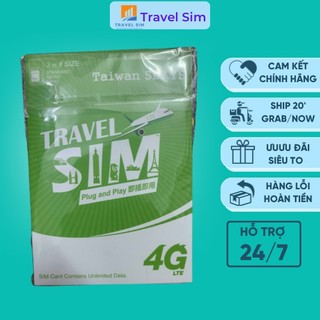 Sim du lịch đài loan 5 ngày, 8 ngày full 4g tốc độ cao, không giới hạn data sử dụng travel sim