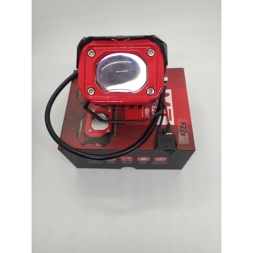 ĐÈN TRỢ SÁNG XE MÁY BI CAU CHÍNH HÃNG F20X 2 MAU HÀNG SIÊU VIP tặng ô tô