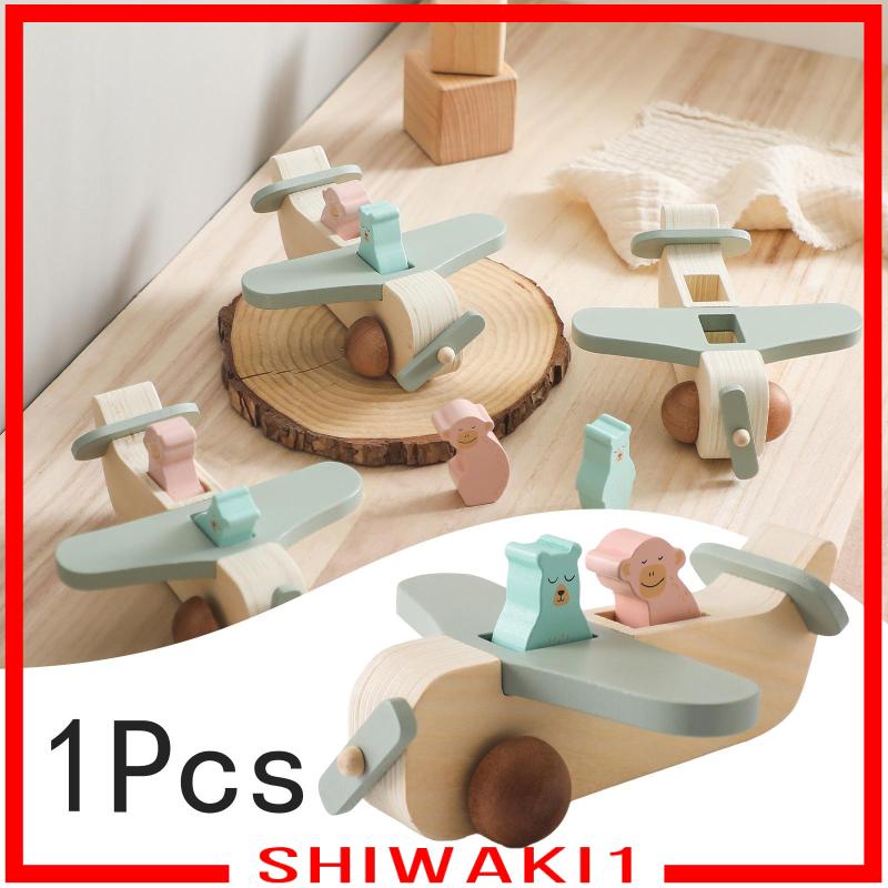 Máy Bay Đồ Chơi Bằng Gỗ Trọng Lượng Nhẹ Dành Cho Trẻ Em