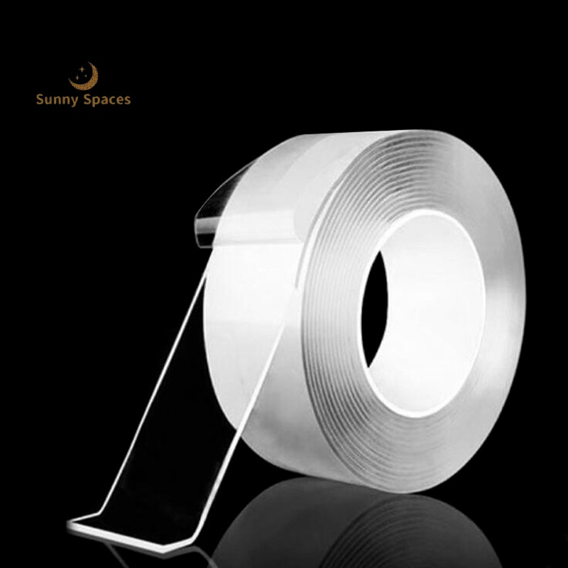 Băng Keo Hai Mặt nano Trong Suốt Chống Thấm Nước 1 / 2 / 3 / 5m